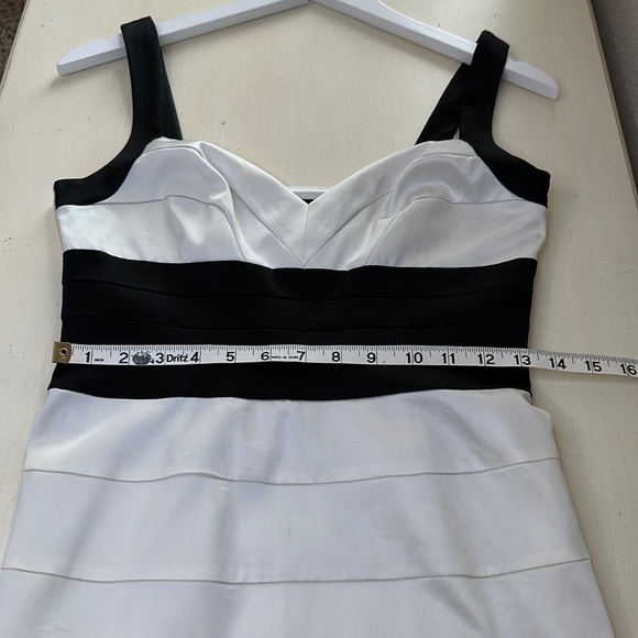 Democracy Black and White Cocktail Dress Size 4 - Picture 15 of 16